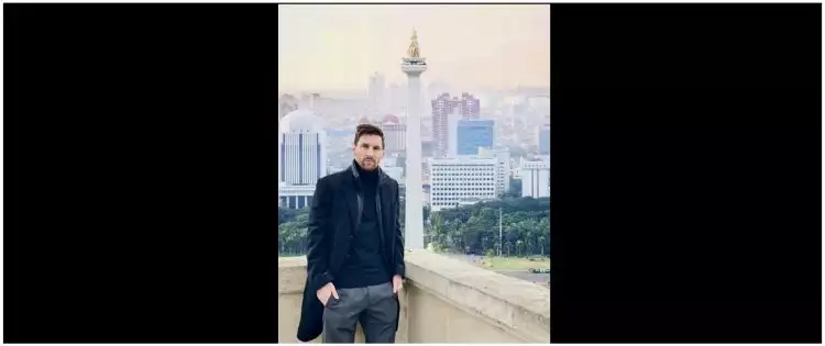 Tak jadi datang, 9 foto editan lucu Messi liburan di Indonesia kreasi warganet ini bikin nyengir