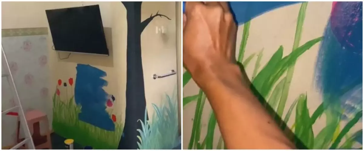 Lantaran hasil tak sesuai ekspektasi, mural tembok ini dirombak ulang hasilnya bikin fresh dan estetik