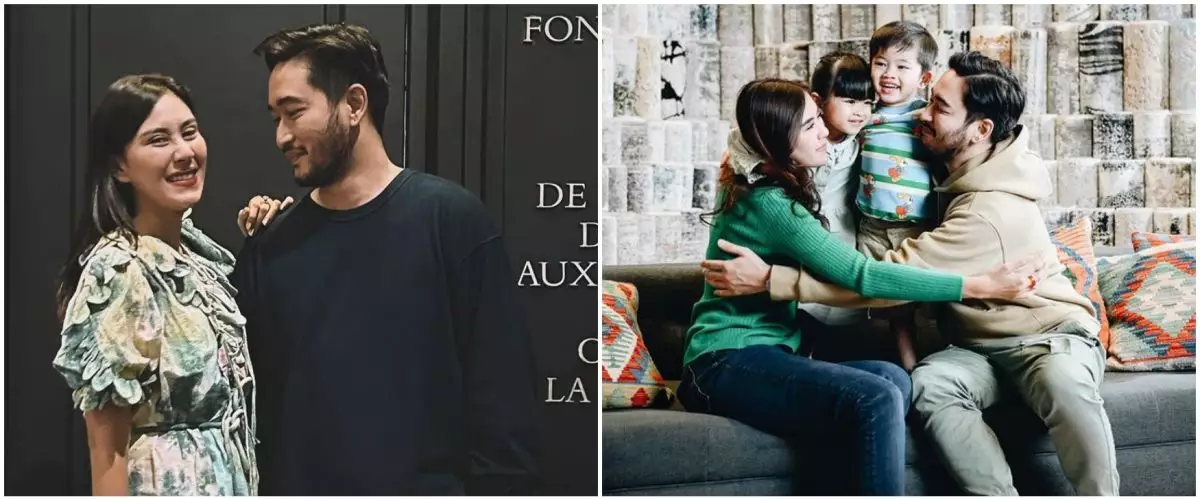 Tetap sabar meski istri diterpa isu selingkuh, ini 9 momen manis Jeje Govinda dengan Syahnaz