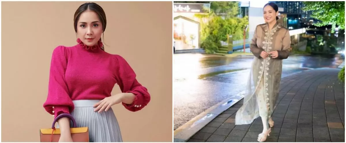 11 Gaya anggun Nagita Slavina berkebaya, penampilannya hadiri acara di Istana Negara bak ibu pejabat