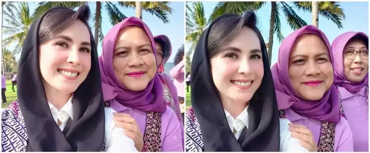 9 Momen Arumi Bachsin dampingi ibu negara RI Iriana Jokowi dinas, tetap totalitas meski sedang sakit