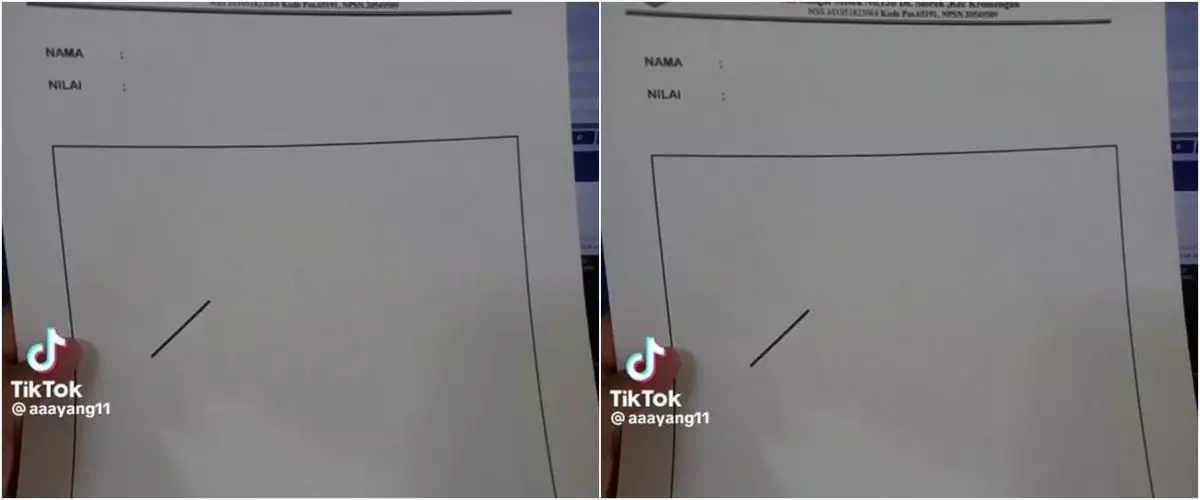 Siswa kelas 2 SD bikin gambar cuma modal satu garis miring, 9 potret hasil imajinasinya bikin terpana