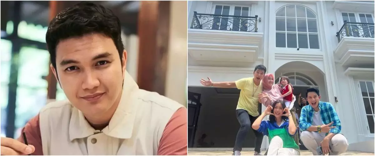 Ketiban durian runtuh, Aldi Taher dapat hadiah rumah dilengkapi kolam renang, ini 11 potretnya