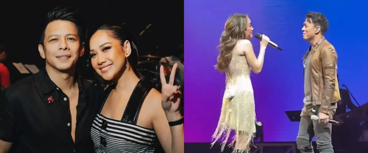 9 Momen mesra Bunga Citra Lestari duet bareng Ariel di Circus Concerto, tatapannya bikin ikut baper