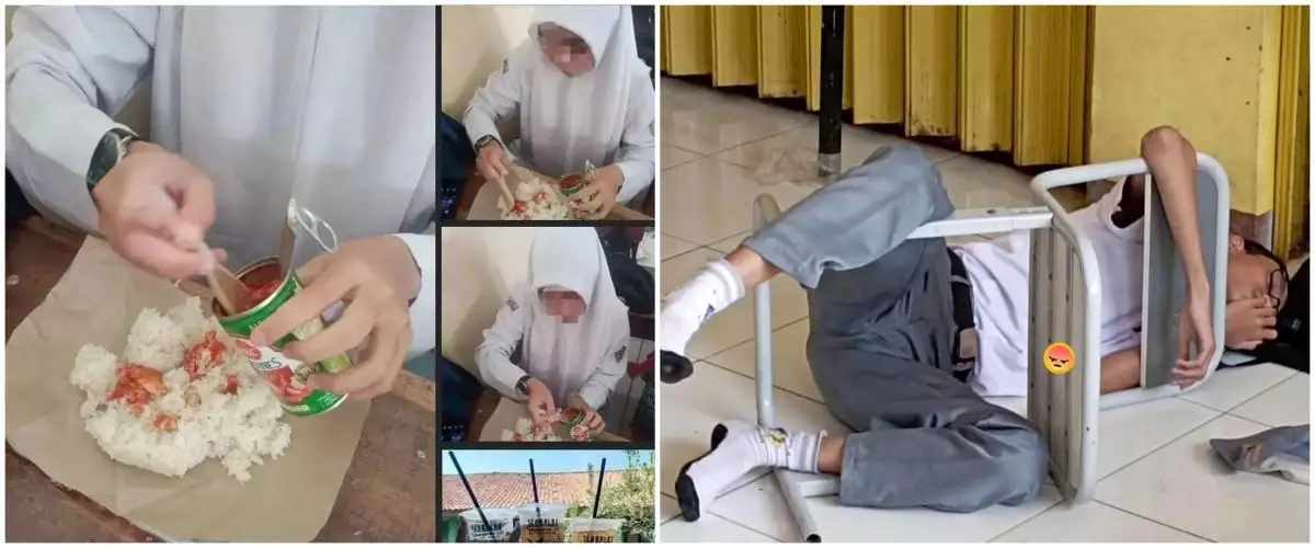 11 Potret kelakuan absurd pelajar di kelas ini bikin yang lihat bingung cara menegurnya