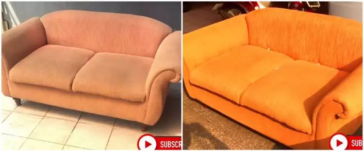 Hanya modal Rp 5.000, begini cara bikin sofa buluk jadi baru lagi tanpa menggunakan vakum