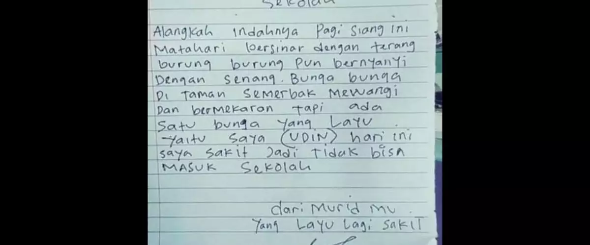 11 Potret kocak surat izin sekolah nyeleneh ini kasihan kalau ditolak, tapi sulit juga buat diterima