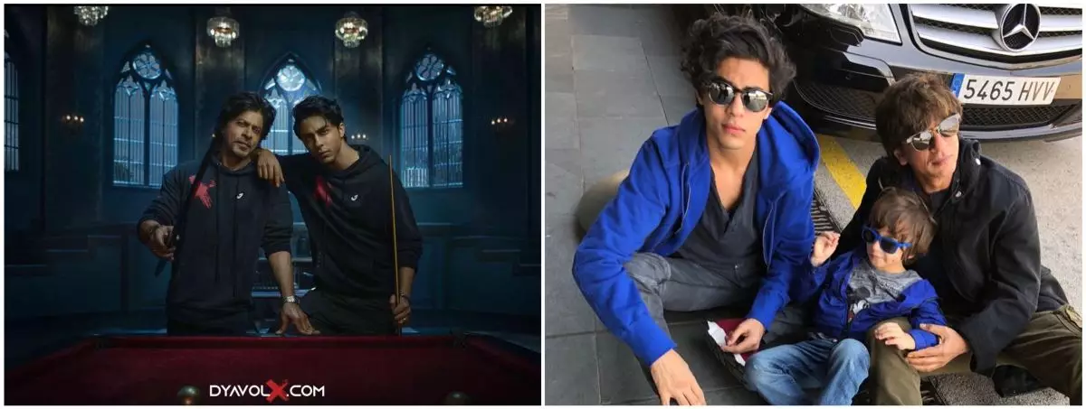 Ayah dan anak selisih 32 tahun, 10 potret Shah Rukh Khan dengan Aryan Khan ini justru bak kakak-adik