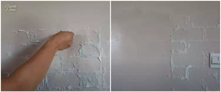 Bukan pakai aseton, ini cara bersihkan dinding bekas wallpaper foam tanpa tersisa pakai 1 jenis cairan