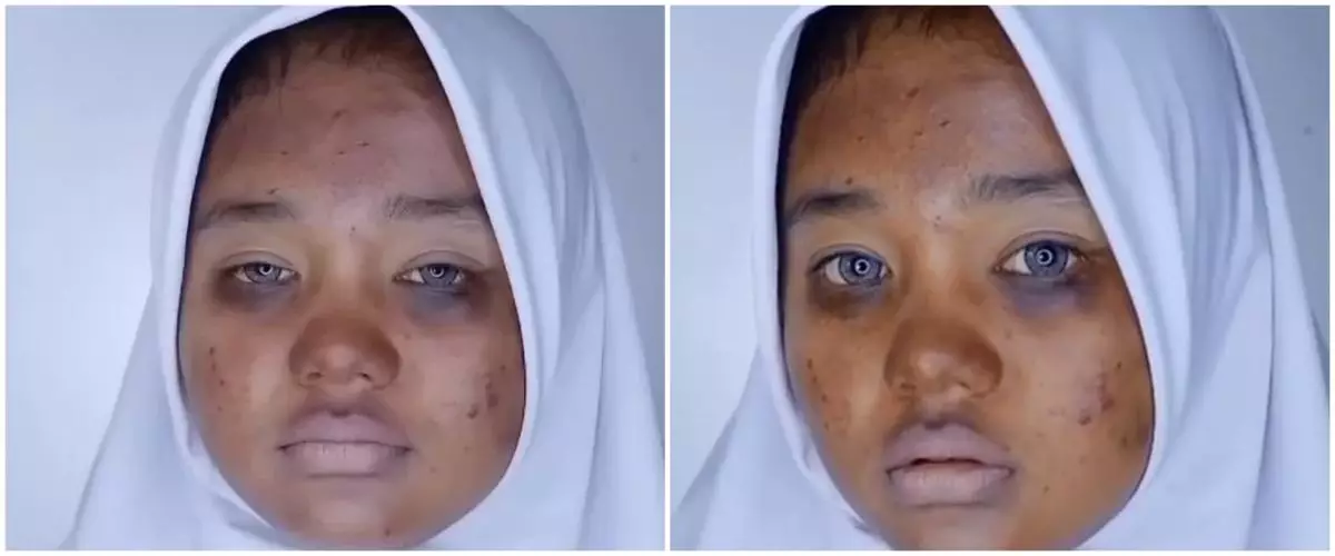 Wanita bopeng minta dirias MUA jadi seperti Barbie, hasilnya kelewat imut bikin lupa wajah aslinya