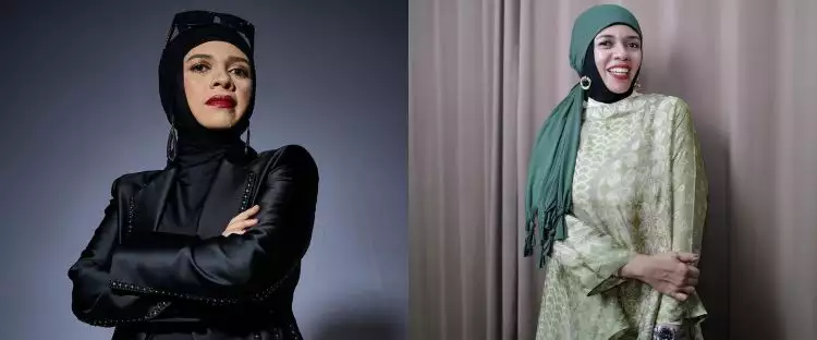 Biasa tampil nyentrik, 9 potret Geni Faruk pakai hijab simple ini tuai pujian