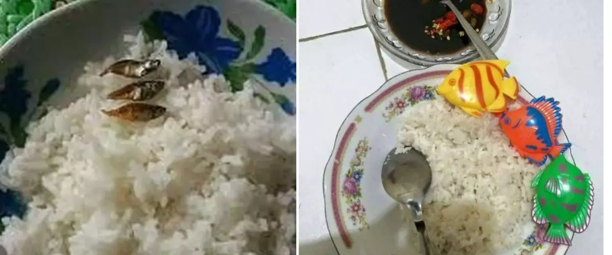 11 Potret kocak pengen makan ikan di tanggal tua ini bikin senyum miris, yang penting kenyang