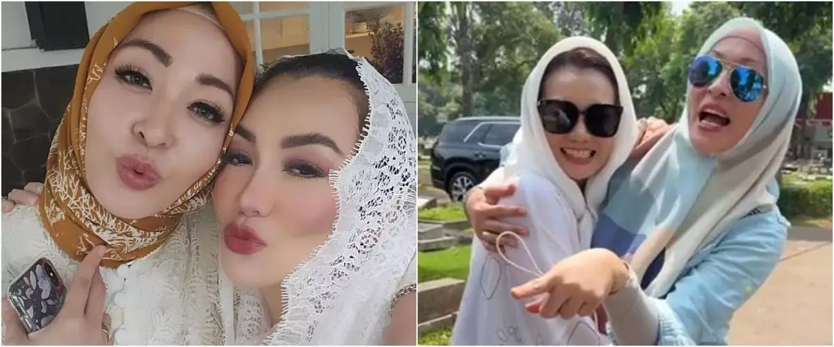 Anggap kakak sendiri, 11 potret kedekatan Reza Artamevia dan Angelina Sondakh ini jauh dari permusuhan