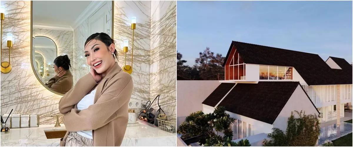 Rumah baru Ayu Dewi mewah berlapis marmer, 9 potret loteng tersembunyi huniannya banyak ruang menipu