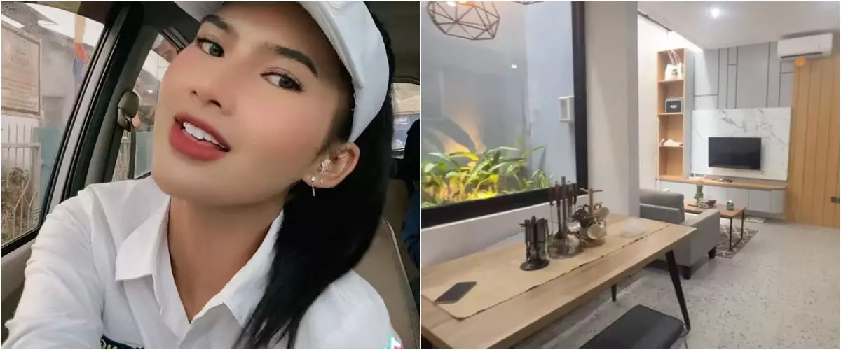 Dulu hidup pas-pasan kini rumahnya 3 lantai, 9 potret dapur Soraya Rasyid simpel nyambung ruang tamu