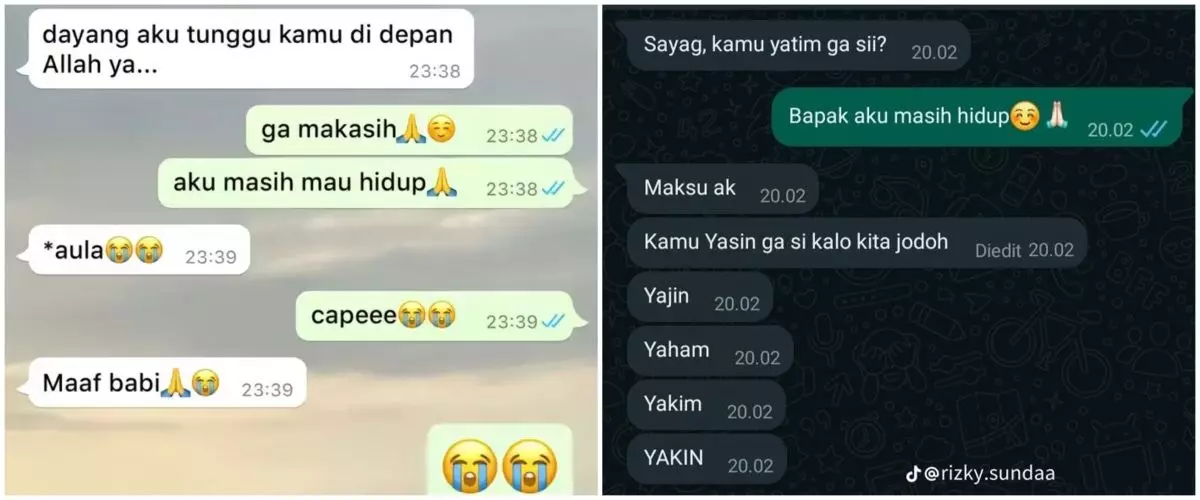 11 Chat lucu typo sama pacar ini bikin ngelus dada, bukannya perhatian malah menguji kesabaran
