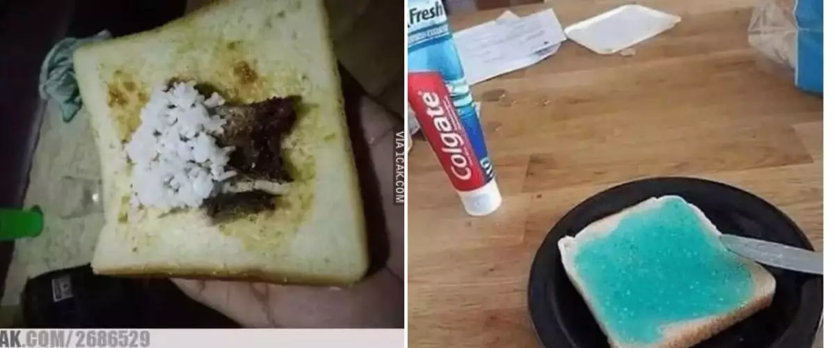 45 Potret kocak orang makan roti ini bikin nggak jadi ngiler meskipun lagi puasa, nyeleneh pol