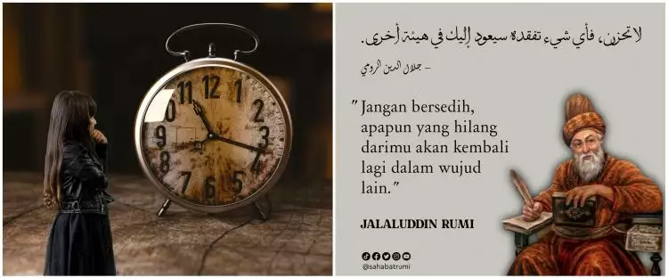 51 Kata-kata Jalaludin Rumi tentang sabar, nasihat bijak dari filsuf sufi