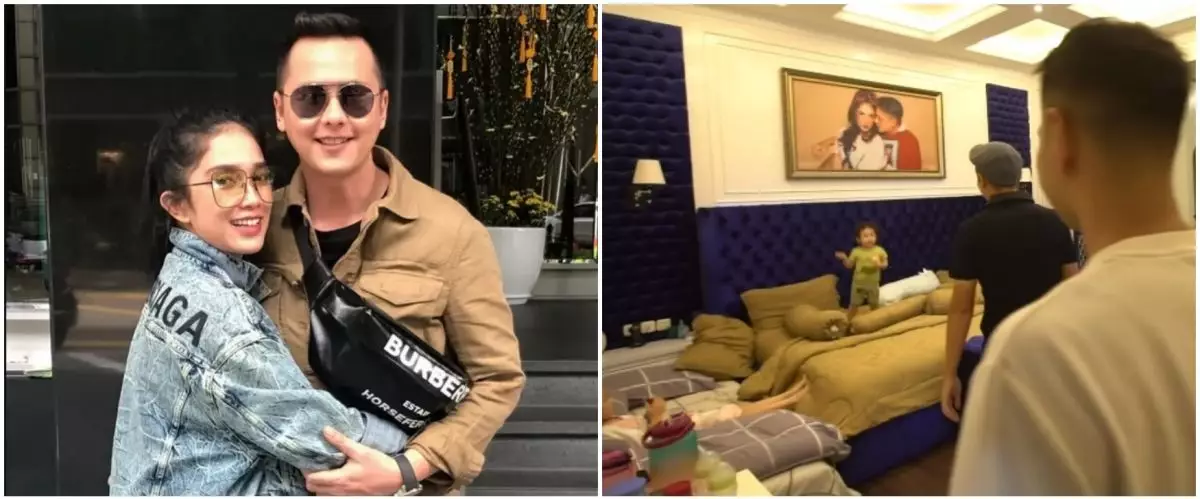 Tempati rumah megah ditaksir Rp 50 M, 9 potret area tidur Andhika Pratama gabung dengan kamar anak