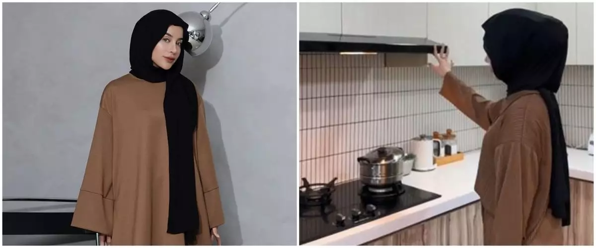 Dulu masak pakai tungku, ini 11 potret dapur Aghnia Punjabi yang mewah pakai kompor induksi