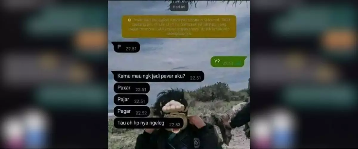 11 Chat lucu nembak gebetan ini bikin bingung mau maju atau mundur, ngenes dan mengundang senyum