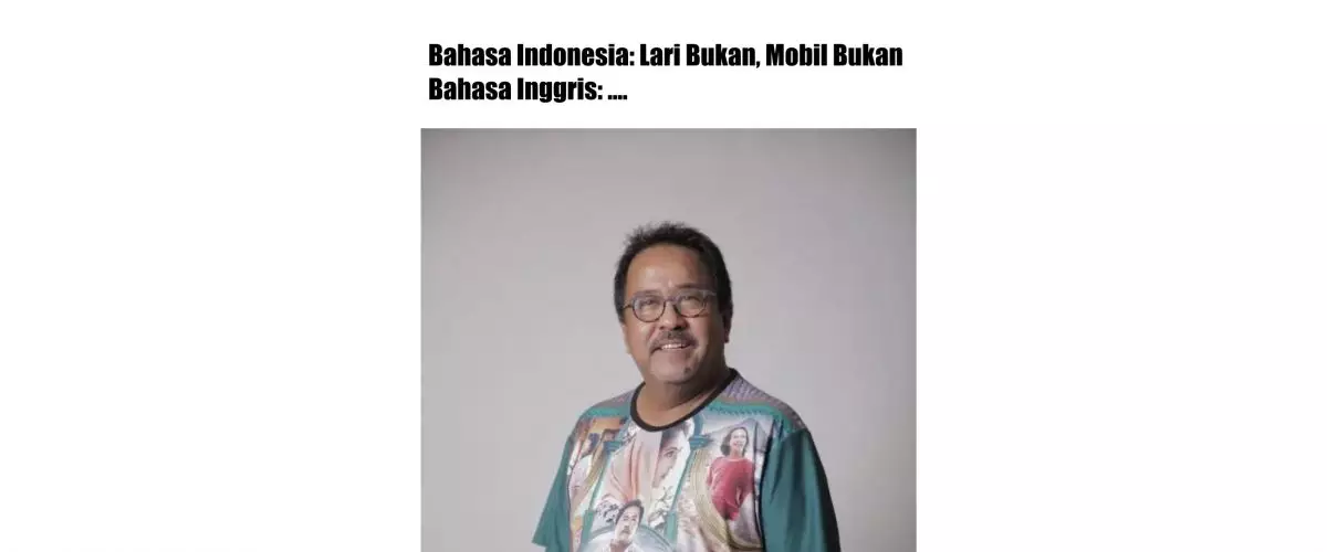 10 Tebak kata bahasa Inggris pakai foto artis ini bikin mikir dulu sebelum ketawa