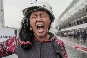 Rara Isti Wulandari pawang hujan di Sirkuit MotoGP Mandalika