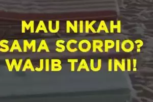 Mau Nikah Sama Scorpio Wajib Tau Ini