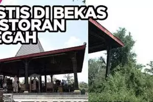 Kami merekam restoran saat berfungsi dan kini terbengkalai