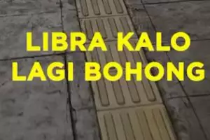 Libra Kalo Lagi Bohong