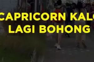 Capricorn Kalo Lagi Bohong