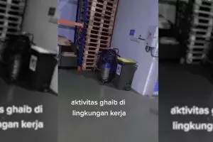 Bikin merinding, benda benda bergerak sendiri 