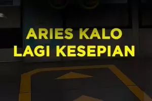Aries Kalo Lagi Kesepian