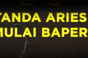Aries Kalo Mulai Baper