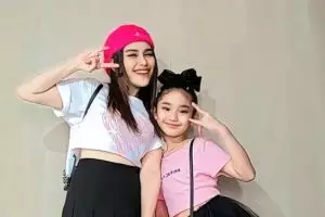 Bilqis anak Ayu Ting Ting di-notice member Blackpink