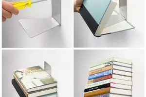 DIY: Bikin rak buku lucu, bisa melayang di dinding rumah!