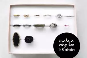 Ini cara membuat kotak penyimpan cincin dalam 5 menit