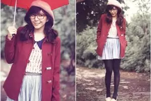  Suka bergaya vintage? Pilihan busana Clara Devi ini bisa kamu tiru!