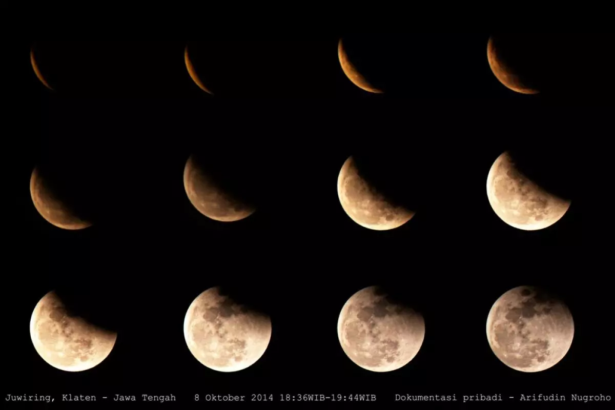 Ini 19 lokasi untuk kamu mengamati gerhana bulan total malam ini