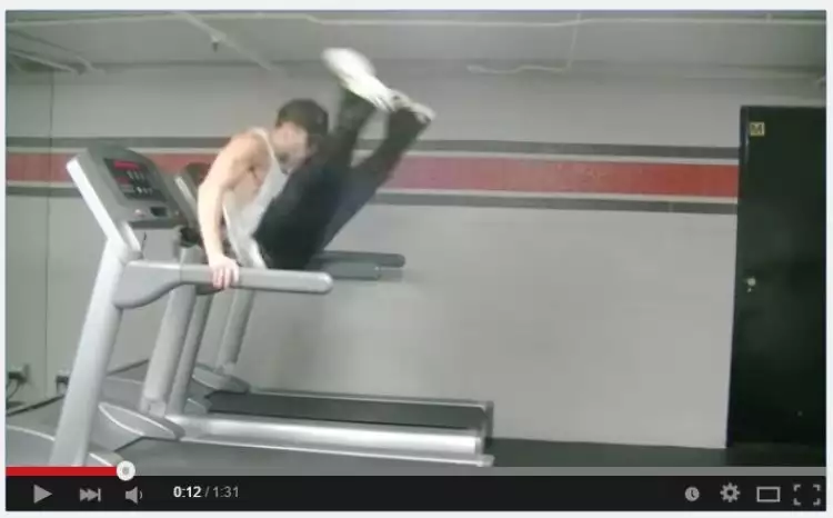 VIDEO: Cowok ini ngedance di treadmill, gokil!