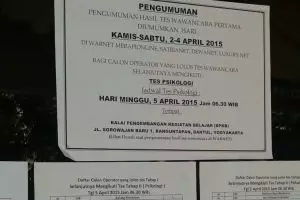 Banjir pelamar lowongan kerja operator warnet, syaratkan tes psikologi