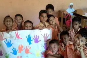 Menyedihkan, anak SDN 16 Kutamakmur sebut Indonesia negara tetangga