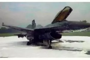 F-16 yang terbakar di Halim baru 7 bulan dioperasikan TNI AU