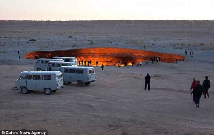 VIDEO: Menyeramkannya 'pintu neraka' di Turkmenistan