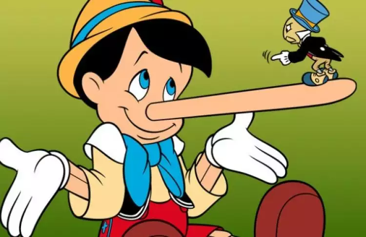 Cerita Pinokio diteliti secara ilmiah, hasilnya Pinokio 13 kali bohong