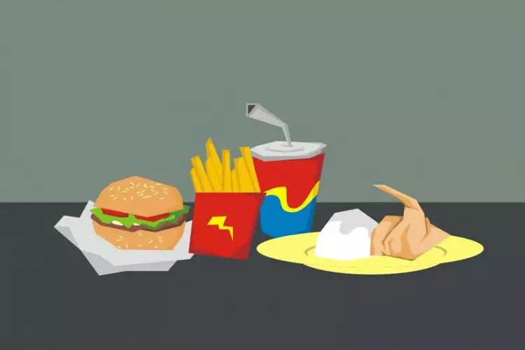 Anak yang sering makan fast food tingkat kecerdasannya lebih rendah