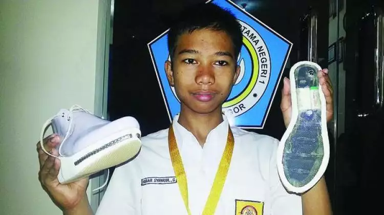 Siswa SMP di Bogor ciptakan sepatu anti-pelecehan seksual, keren!