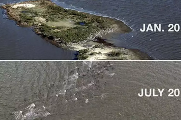VIDEO: Pulau ini lenyap gara-gara minyak