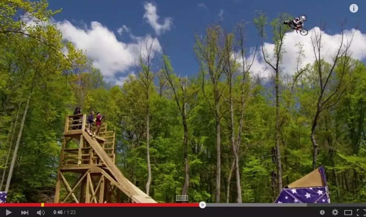 VIDEO: Salto motor ke belakang tiga kali pertama di dunia