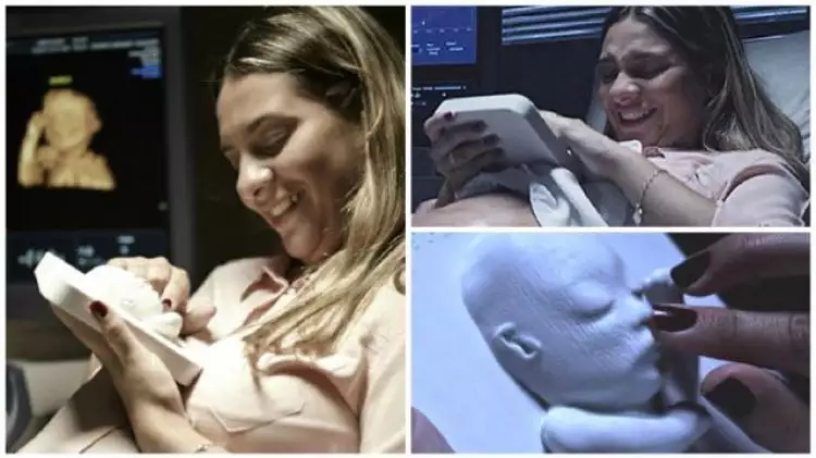 VIDEO: Mengharukan ibu tunanetra bisa 'lihat' bayinya lewat printer 3D